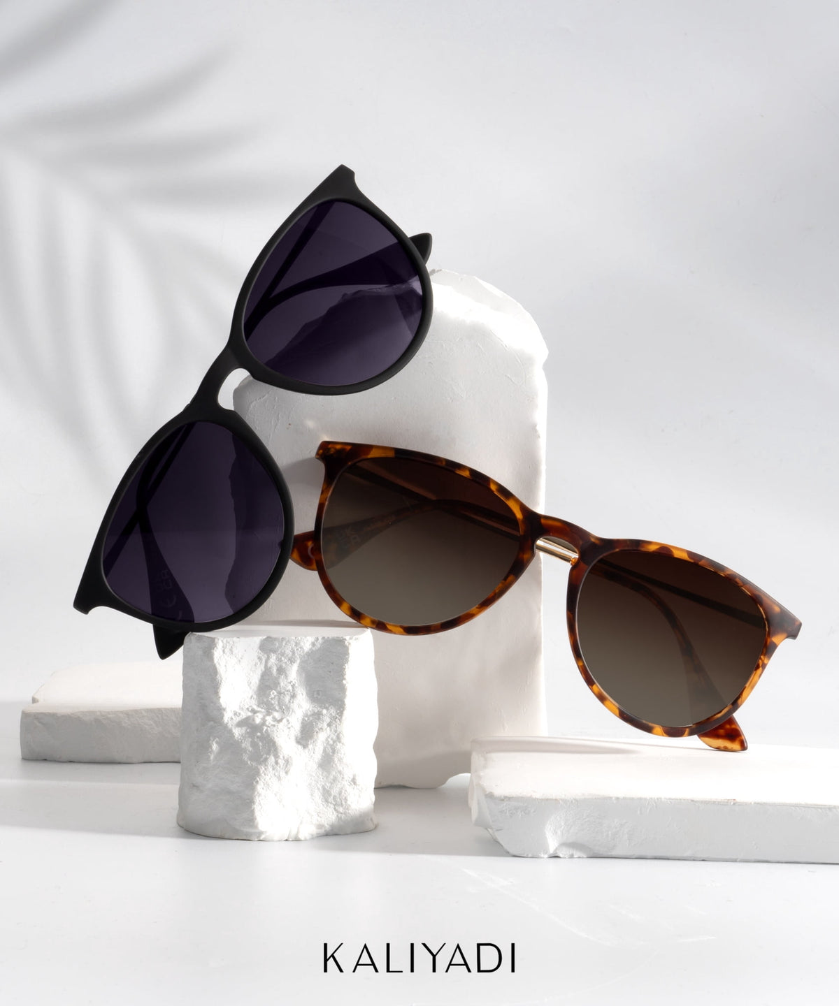 KALIYADI Sunglasses Womens Polarized Womens-Sunglasses: Trendy Sun Glasses with UV400 Retro Style for Party Beach Shopping£¨2 Pack) WMKAS28-4-13