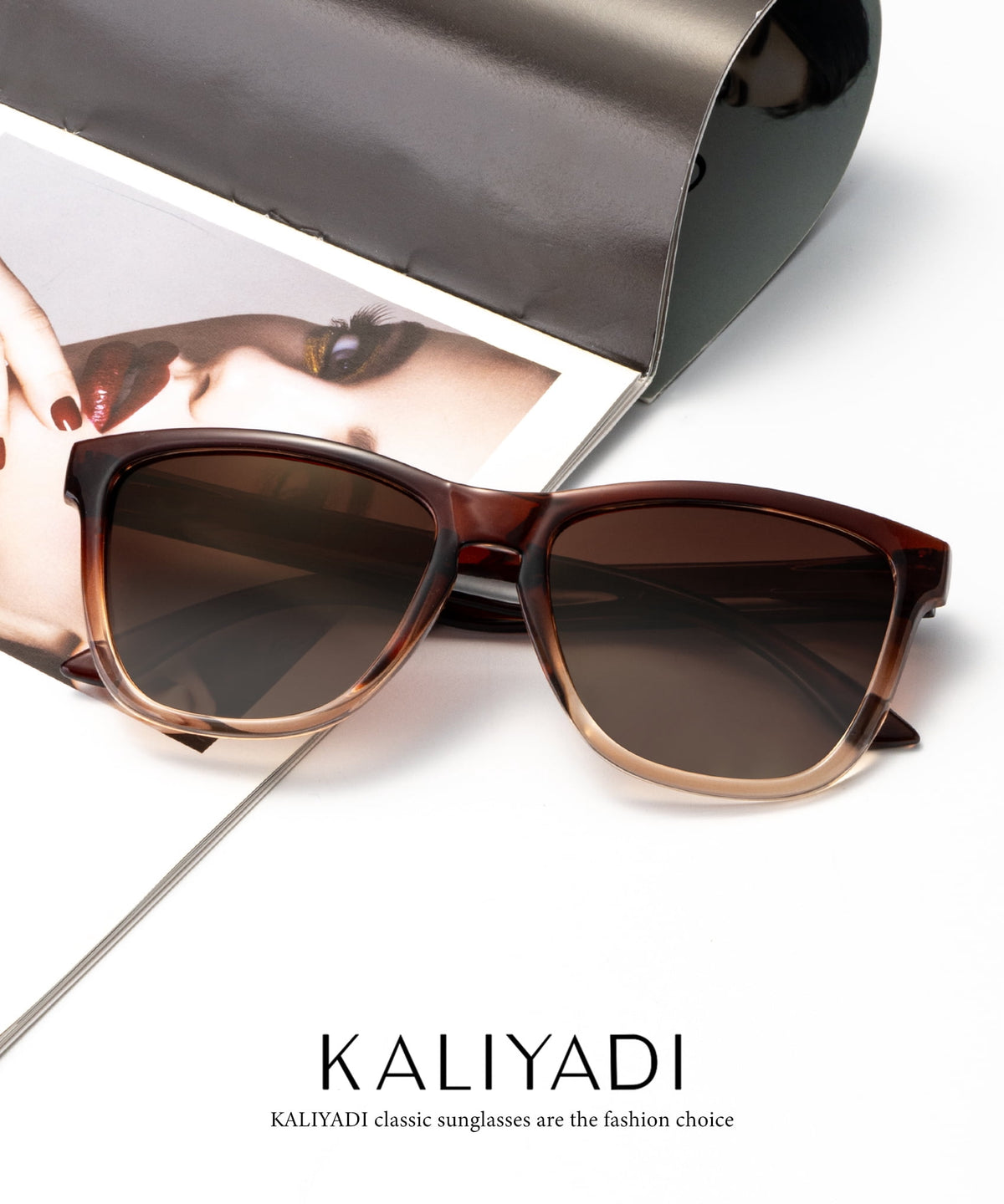 KALIYADI Womens Sunglasses Polarized Sunglasses Women Trendy Retro Sun Glasses with UV Protection WMS06-5-15-19