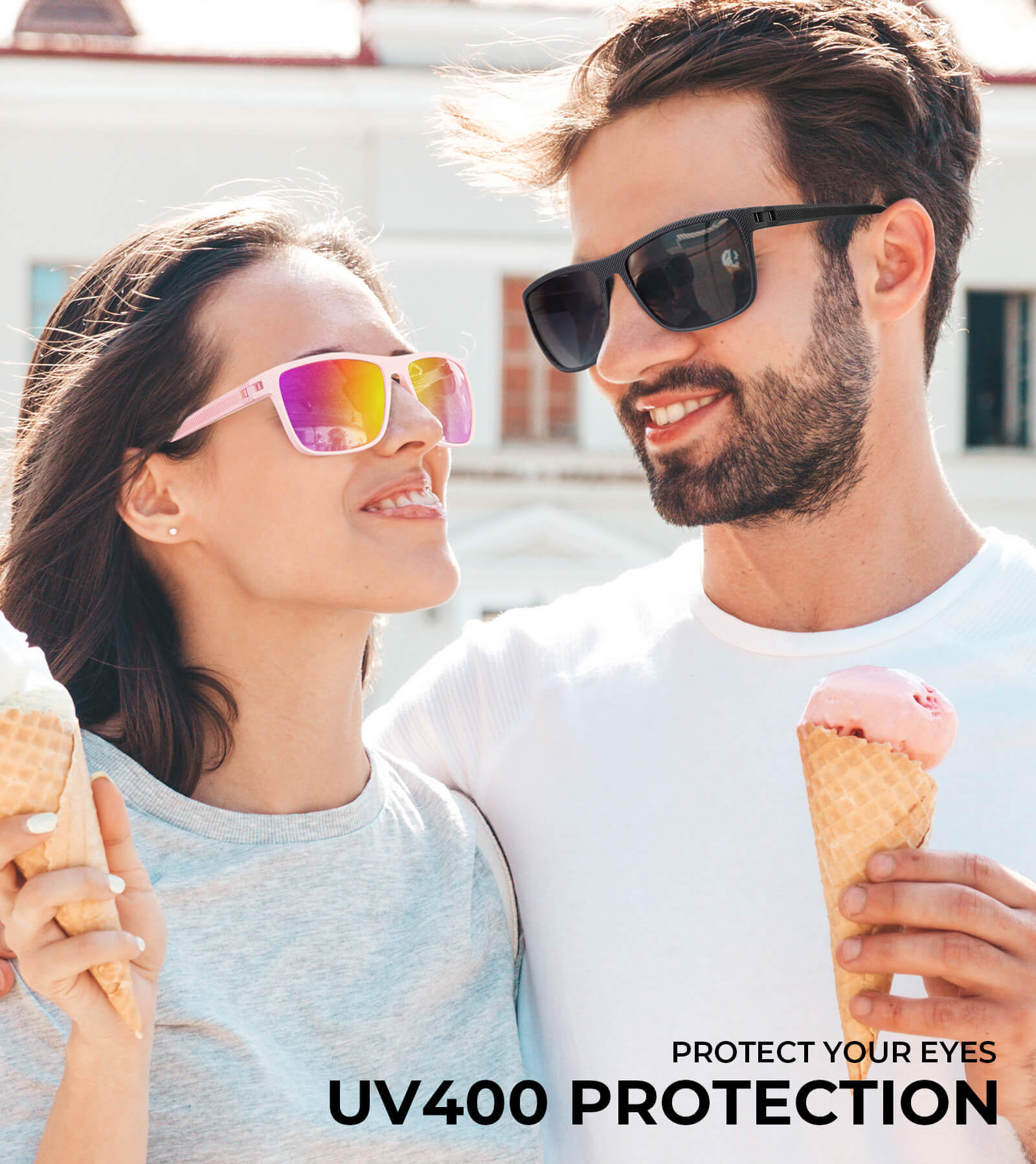 Classic Rectangle Sunglasses S45-1-3-18