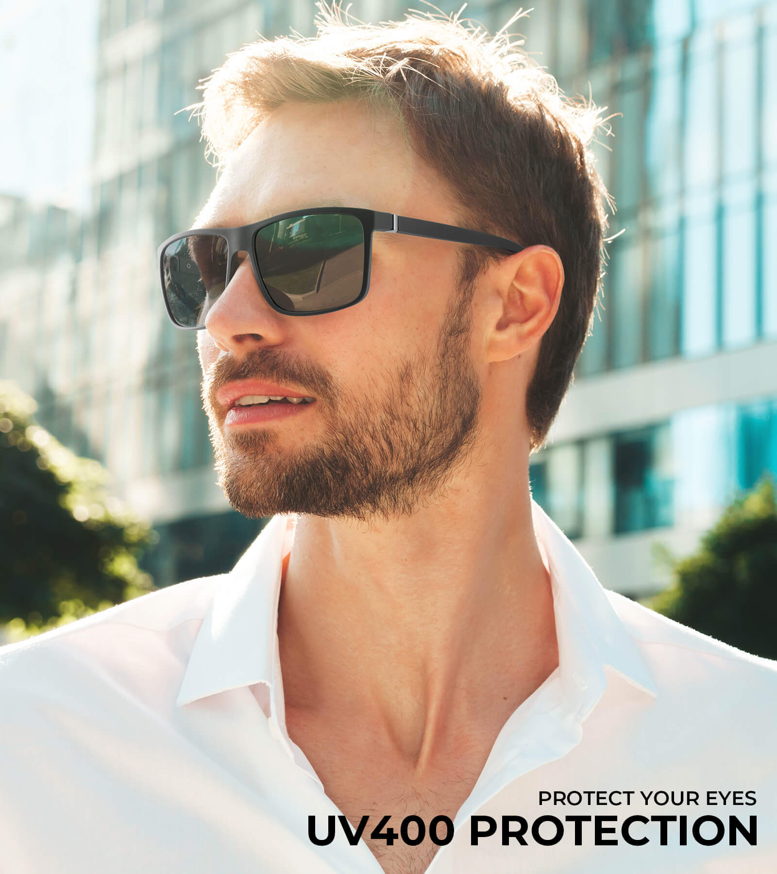 Classic Rectangle Sunglasses S11-1-4-8