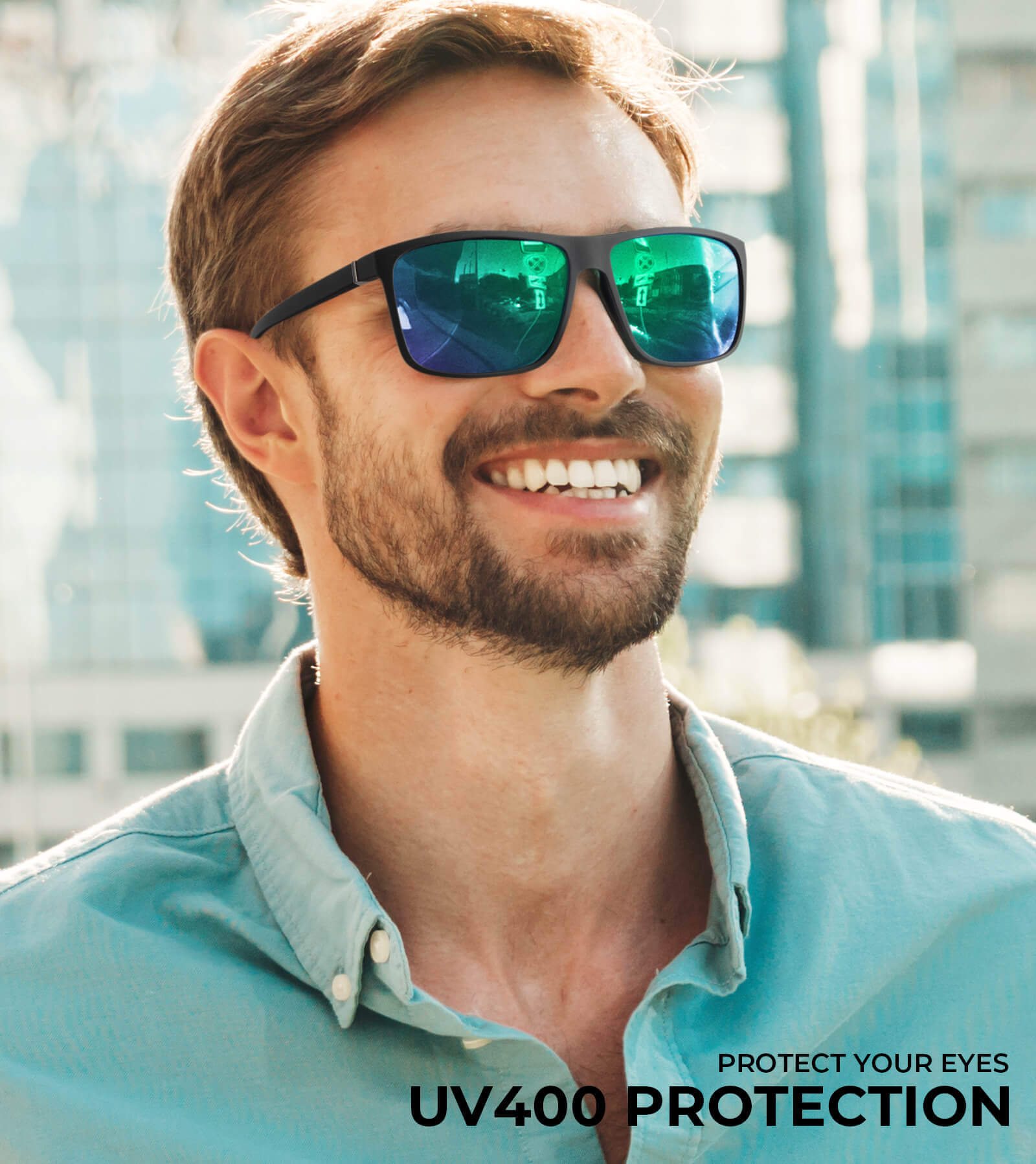 Classic Rectangle Sunglasses S11-1-3-5