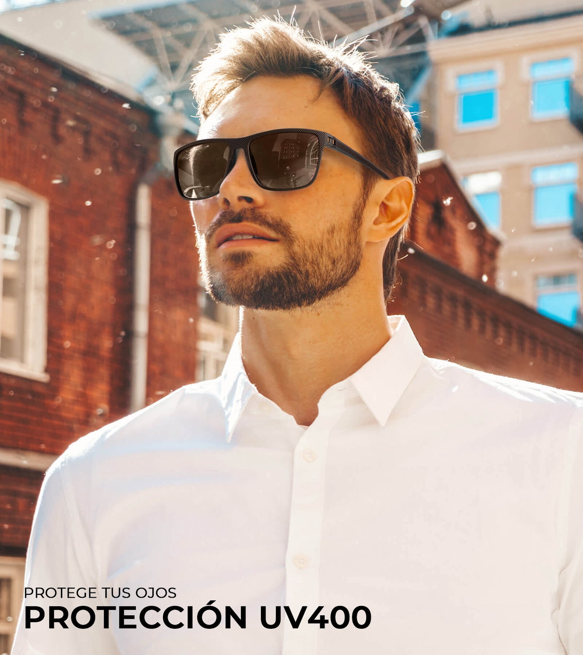KALIYADI Polarized Sunglasses for Men,Lightweight Sun Glasses with UV Protection for Driving Fishing Golf(Brown) WMKAS45-10