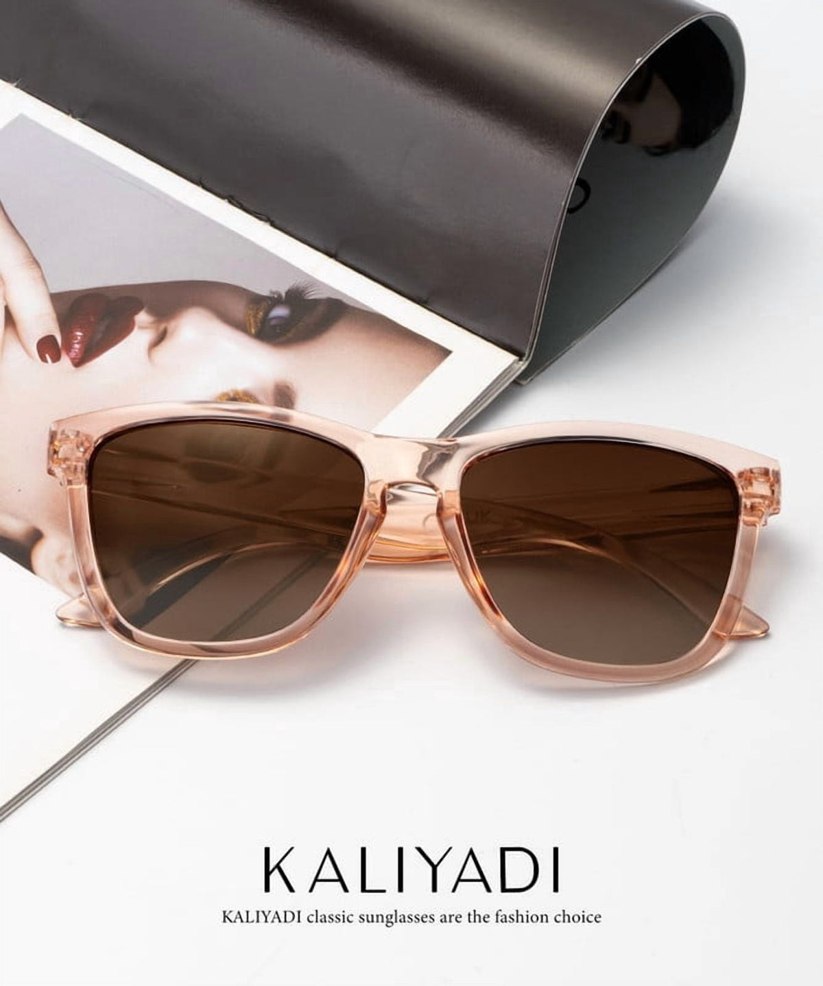 KALIYADI Womens Sunglasses Polarized Sunglasses Women Trendy Retro Sun Glasses with UV Protection WMS06-5-15-19