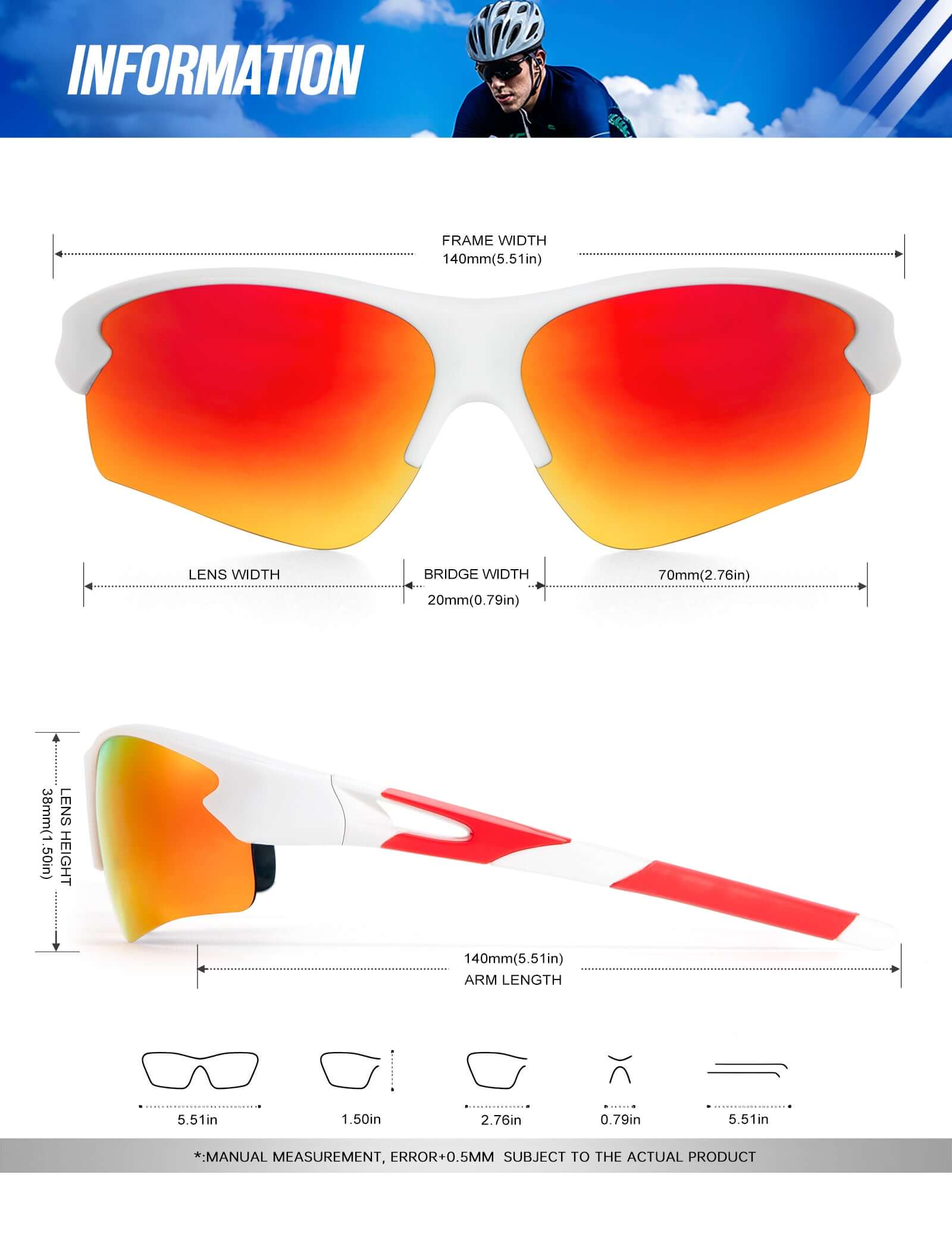 Sports Sunglasses S61-2-7-8
