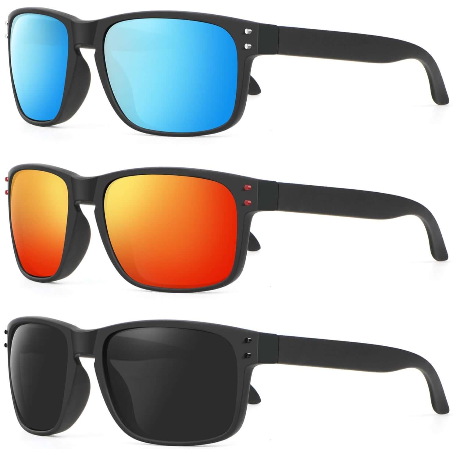 Rivets Square Sunglasses S66-6-9-12