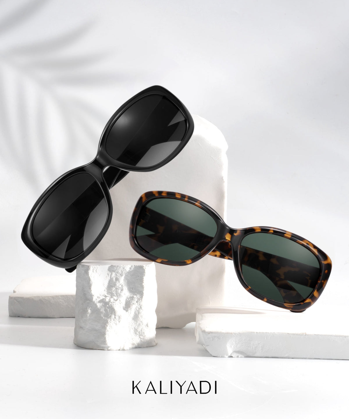 KALIYADI Oversized Polarized Sunglasses for Women Vintage Lady UV Protection Driving Sun Glasses WMKAS20-1