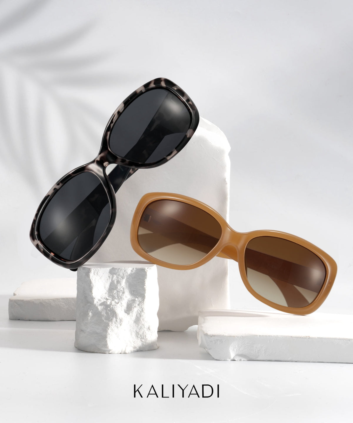 KALIYADI Women Sunglasses Polarized Sunglasses Trendy Retro Sun Glasses with UV Protection for Travel Driving WMKAS20-3
