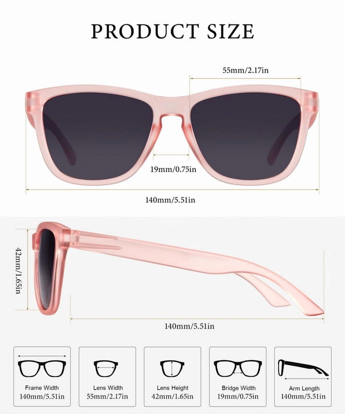 KALIYADI Women Sunglasses Polarized Sunglasses-Womens Trendy Retro Sun Glasses with UV Protection WMS06-20-21-22