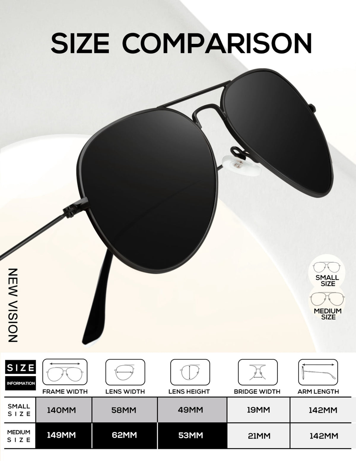 KALIYADI Sunglasses for Men Women Aviator Sun Glasses Polarized Lens UV400 Blocking-3 Pack WMS24-1-2-5