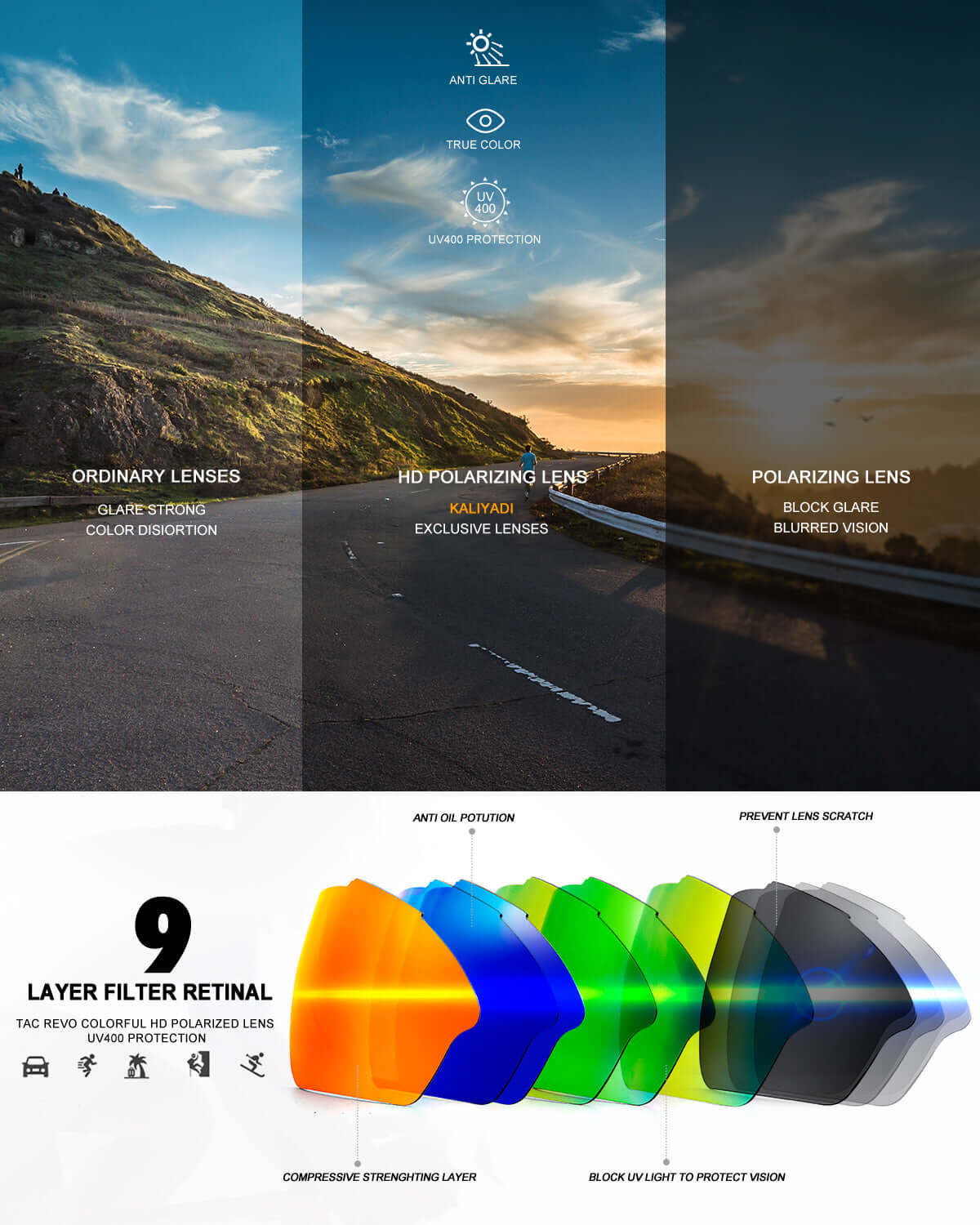 Sports Sunglasses S61-2-7-8