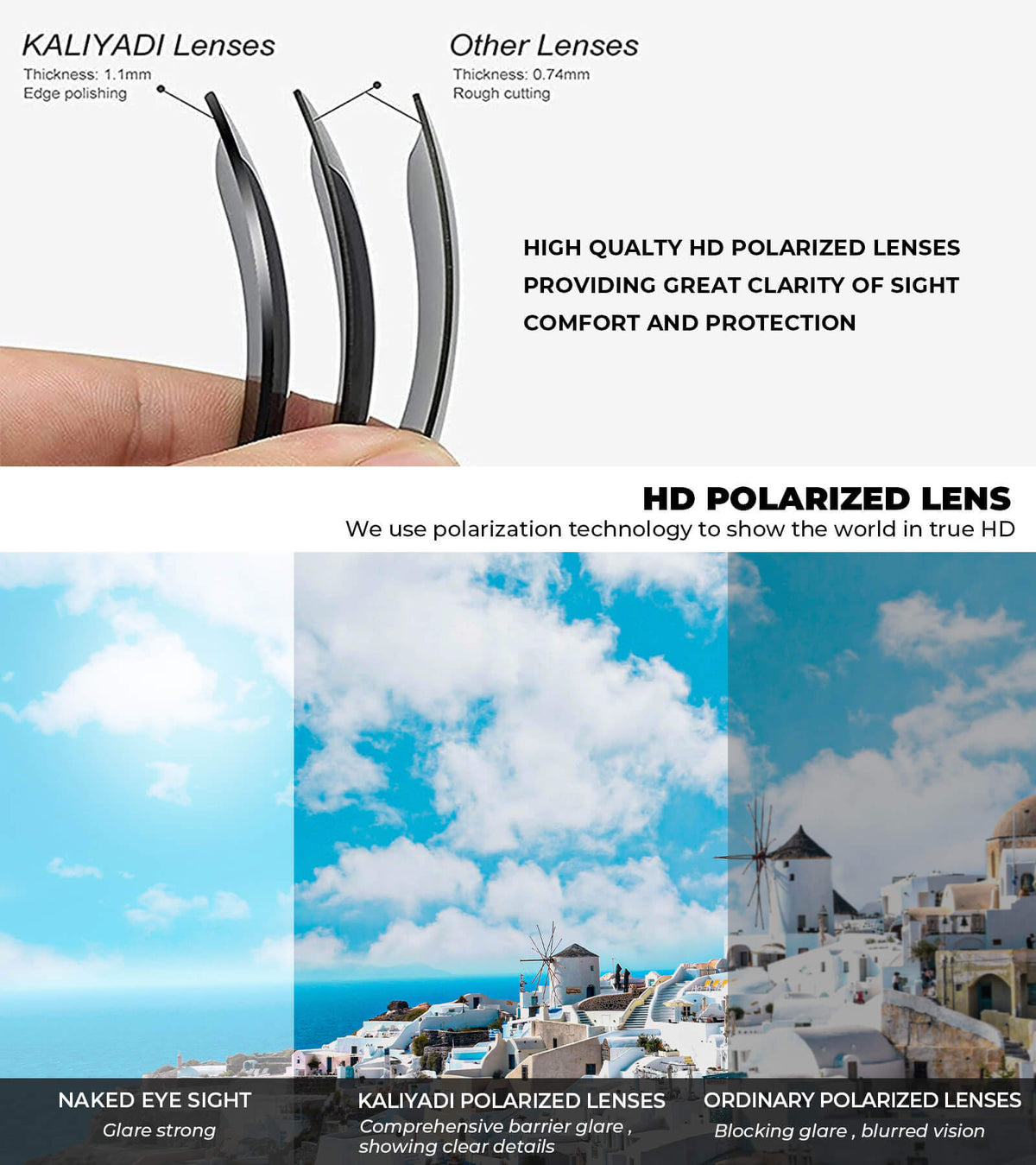 Classic Rectangle Sunglasses S45-1-10-13