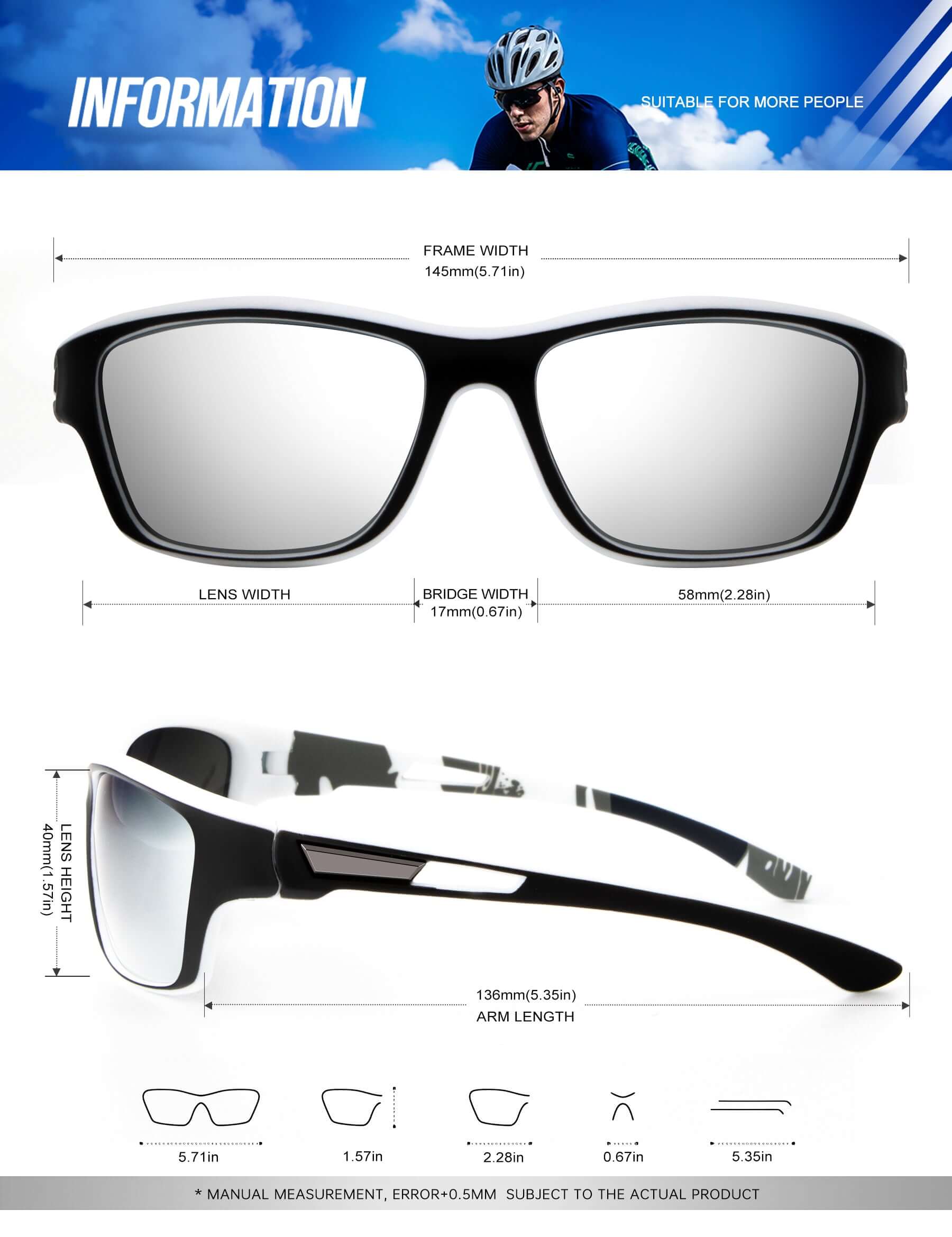 Sports Sunglasses S63-2-3-8