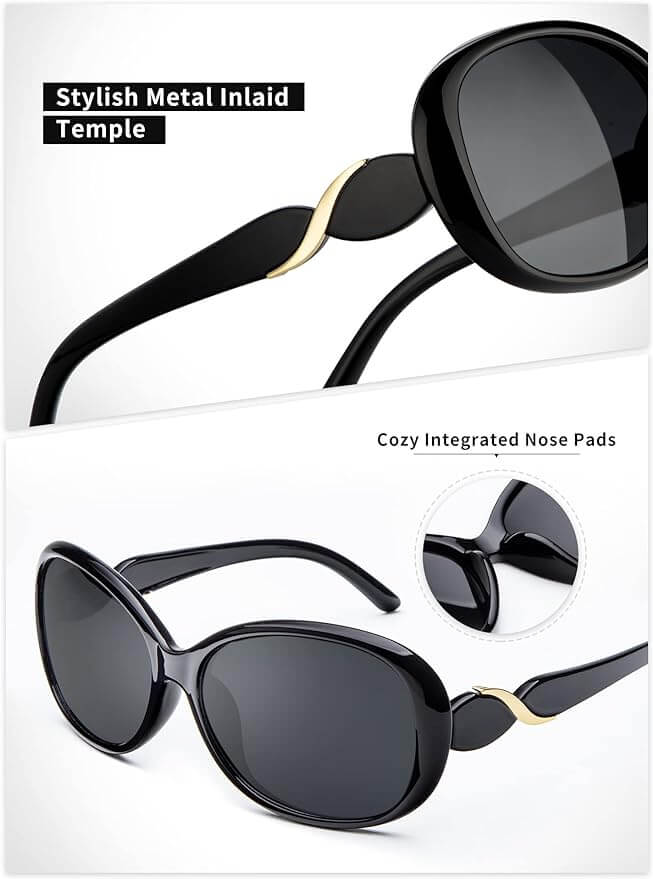 Jackie O Polarized Sunglasses S3702-1