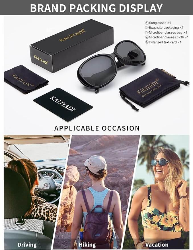 Jackie O Polarized Sunglasses S3702-1