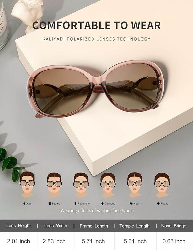 Jackie O Polarized Sunglasses S3702-2