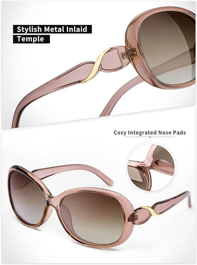 Jackie O Polarized Sunglasses S3702-2