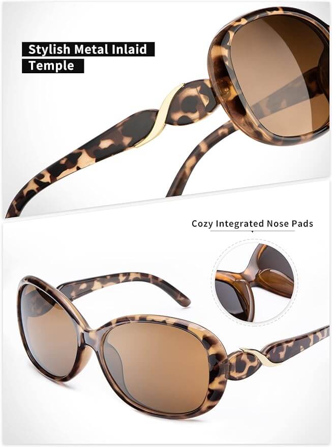 Jackie O Polarized Sunglasses S3702-3