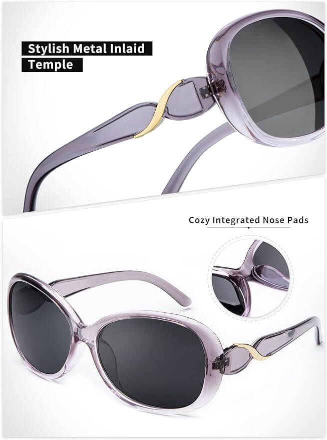 Jackie O Polarized Sunglasses S3702-4