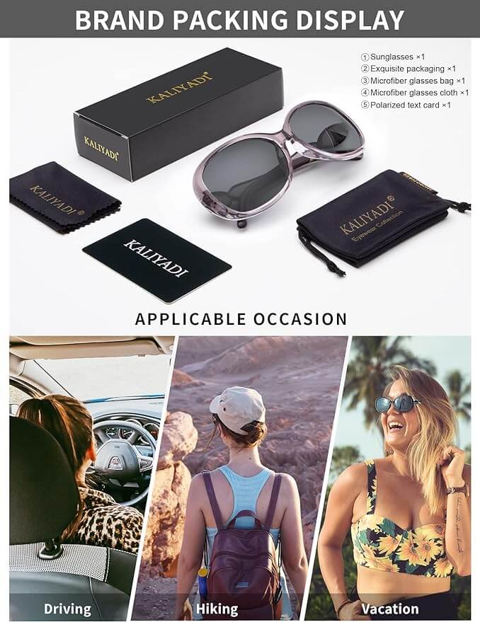 Jackie O Polarized Sunglasses S3702-4