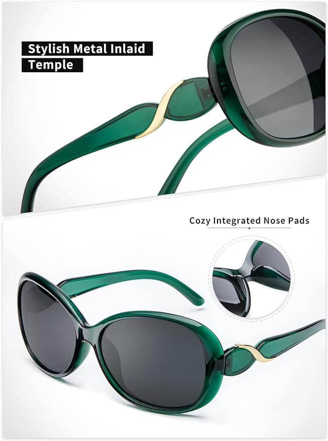 Jackie O Polarized Sunglasses S3702-5