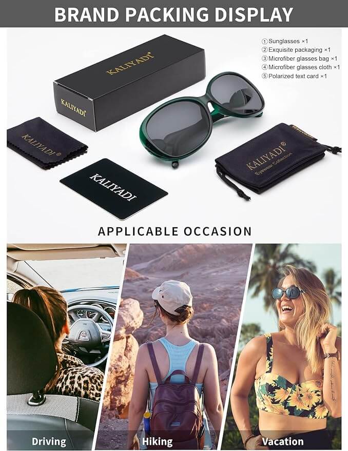 Jackie O Polarized Sunglasses S3702-5