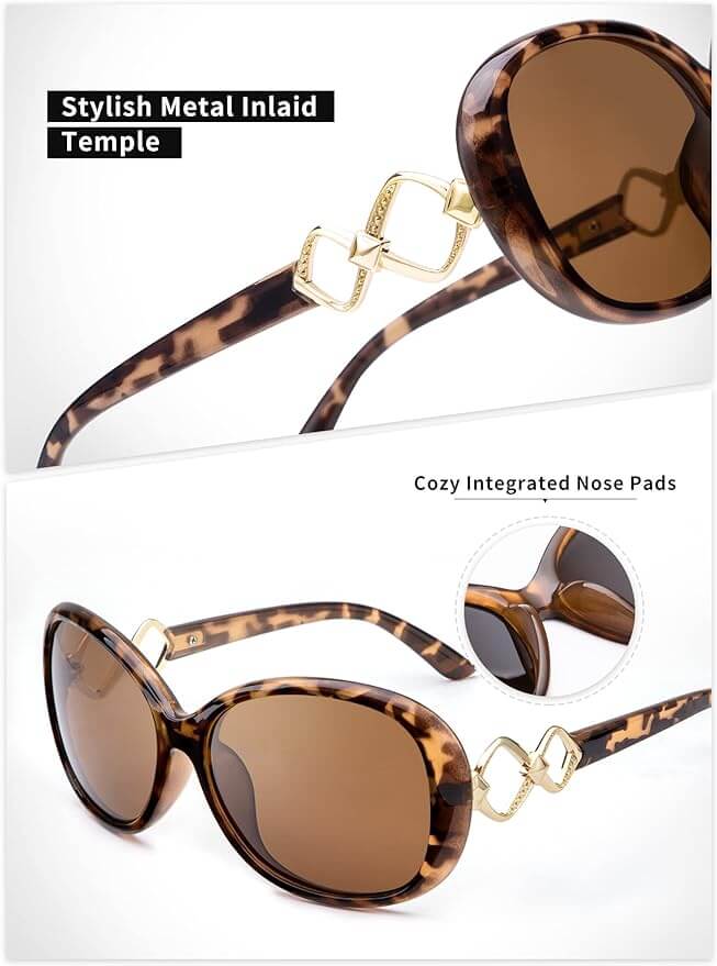 Jackie O Polarized Sunglasses S3703-3