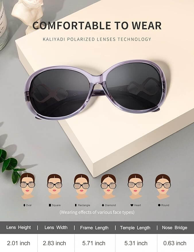 Jackie O Polarized Sunglasses S3703-4