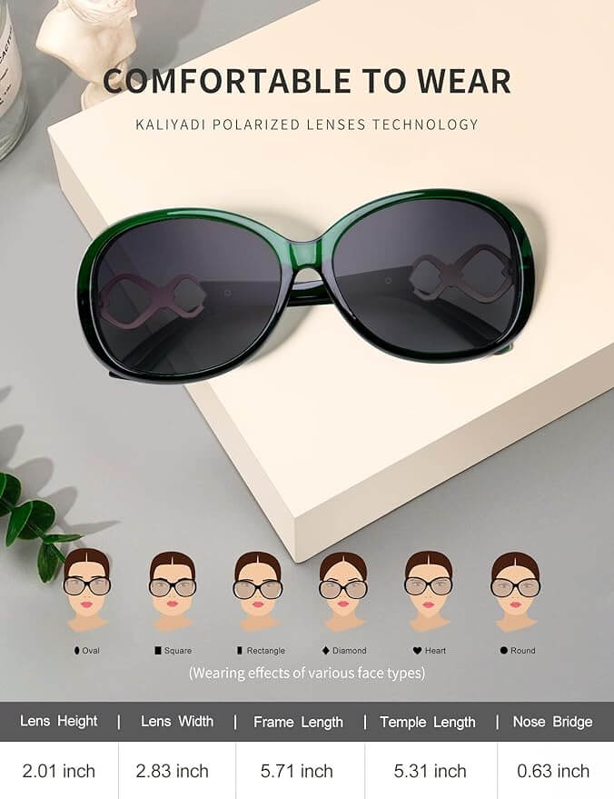 Jackie O Polarized Sunglasses S3703-5