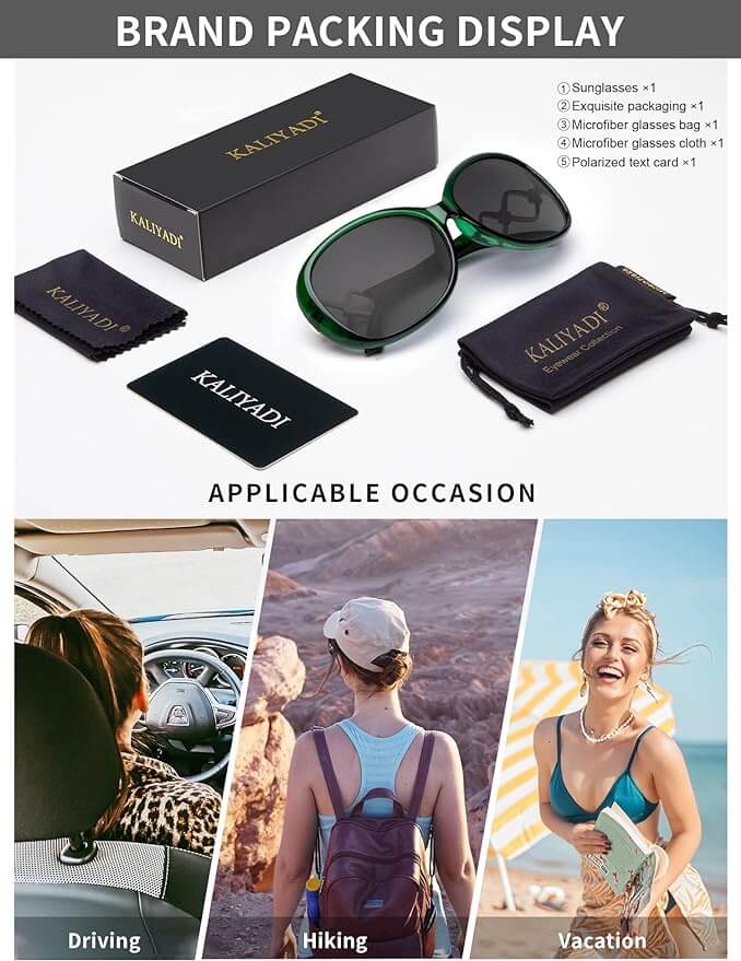 Jackie O Polarized Sunglasses S3703-5