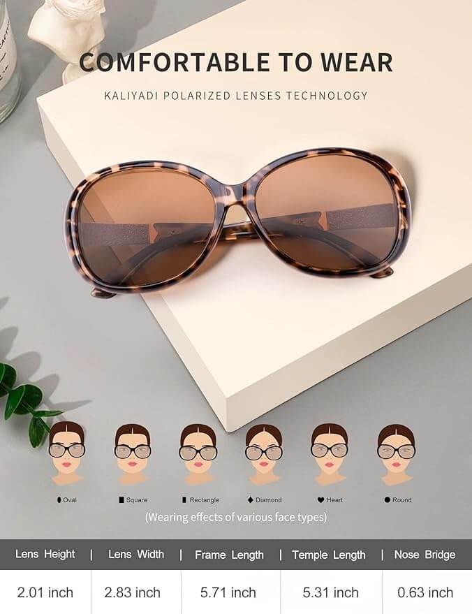 Jackie O Polarized Sunglasses S3704-3