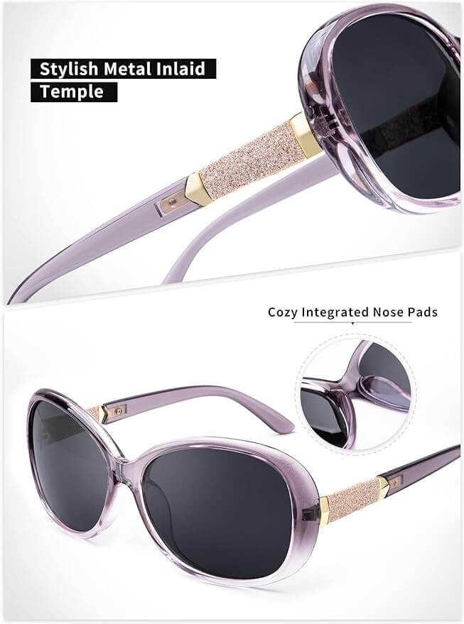 Jackie O Polarized Sunglasses S3704-4