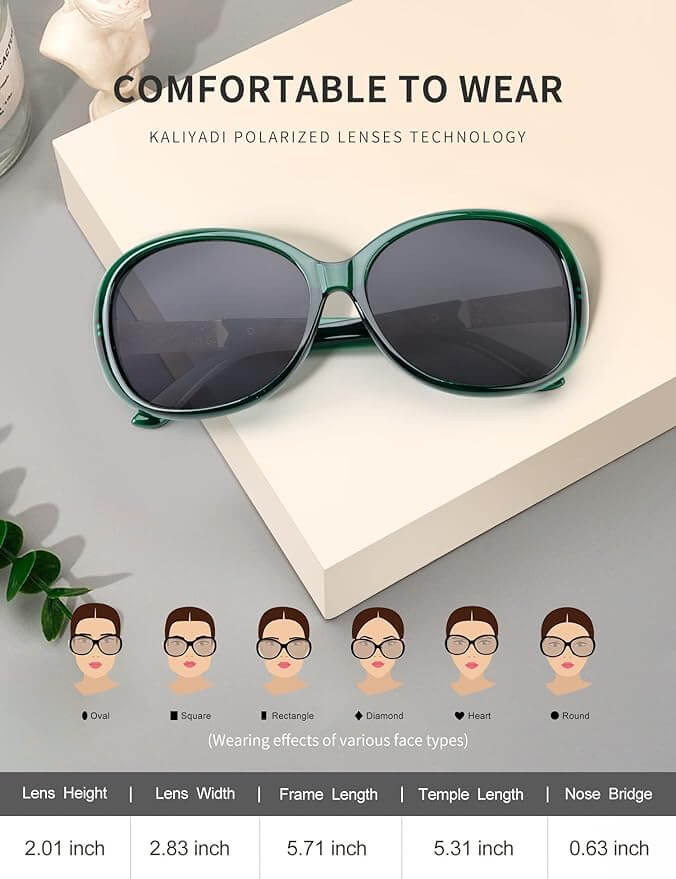 Jackie O Polarized Sunglasses S3704-5