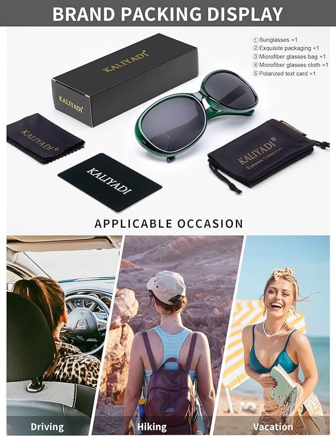 Jackie O Polarized Sunglasses S3704-5