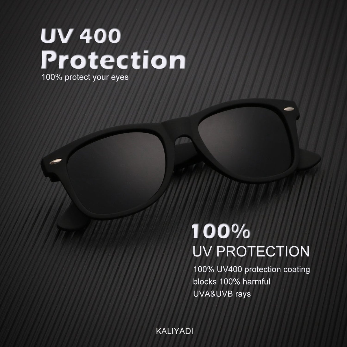 KALIYADI Polarized Sunglasses for Women Men Square Sun Glasses Retro Style WMKAS22-1-S23-5