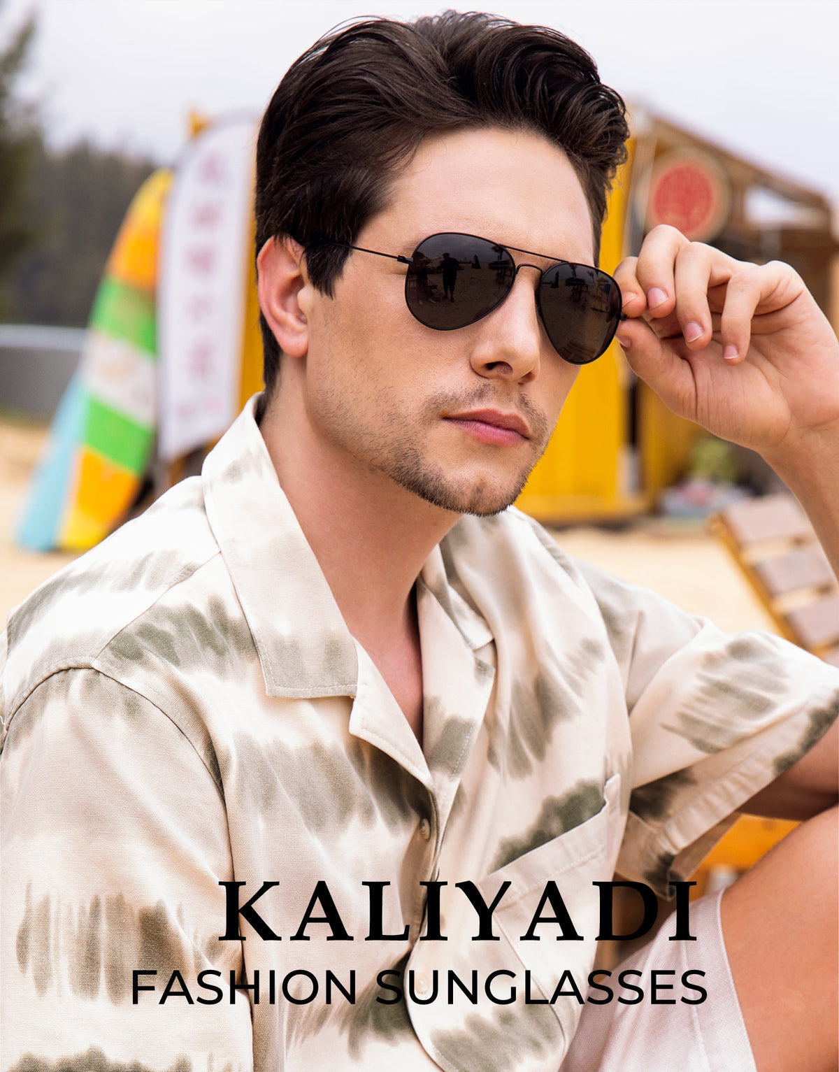 KALIYADI Sunglasses for Men Women Aviator Sun Glasses Polarized Lens UV400 Blocking-3 Pack WMS24-1-3-4