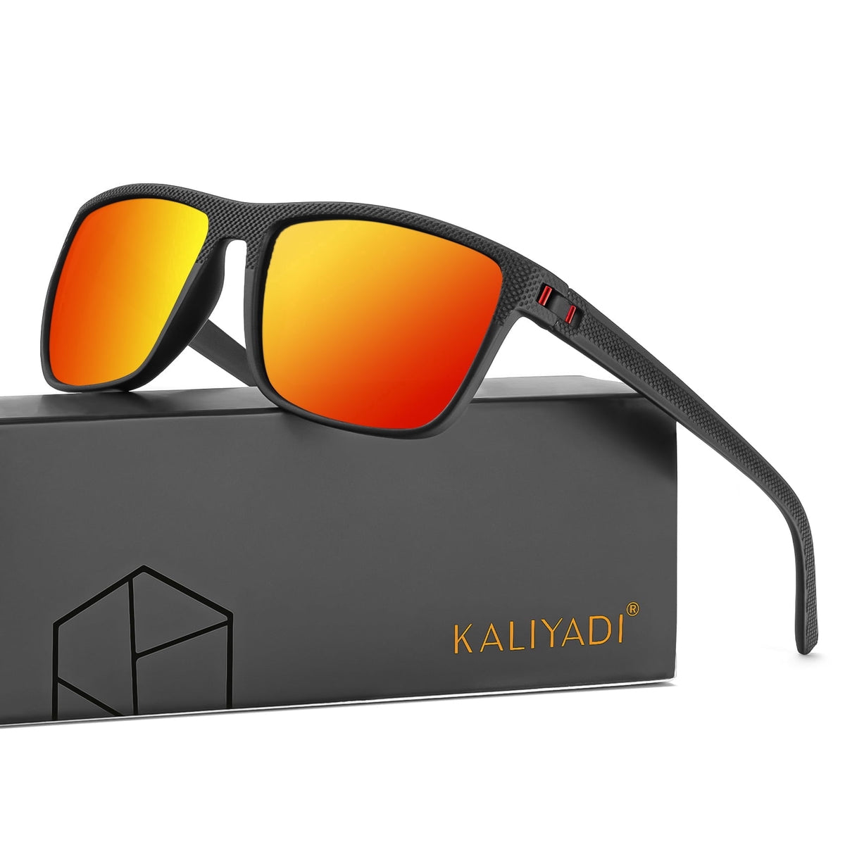KALIYADI Polarized Sunglasses for Men Women,Lightweight Sun Glasses with UV Protection for Driving Fishing Golf WMKAS45-6