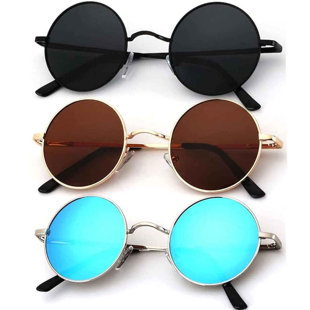 Round Polarized Sunglasses S36-1-4-6