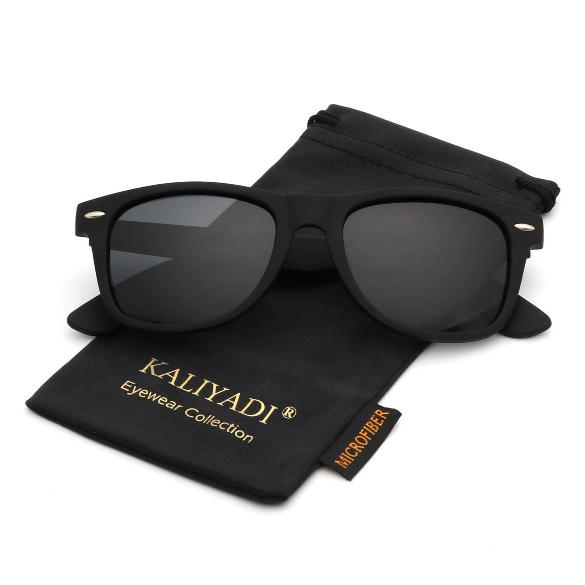 KALIYADI Polarized Sunglasses for Women Men Square Sun Glasses Retro Style WMKAS22-1-S23-5