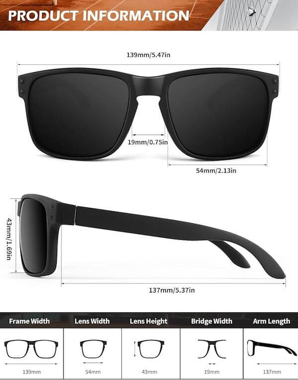 Rivets Square Sunglasses S66-6-12-13