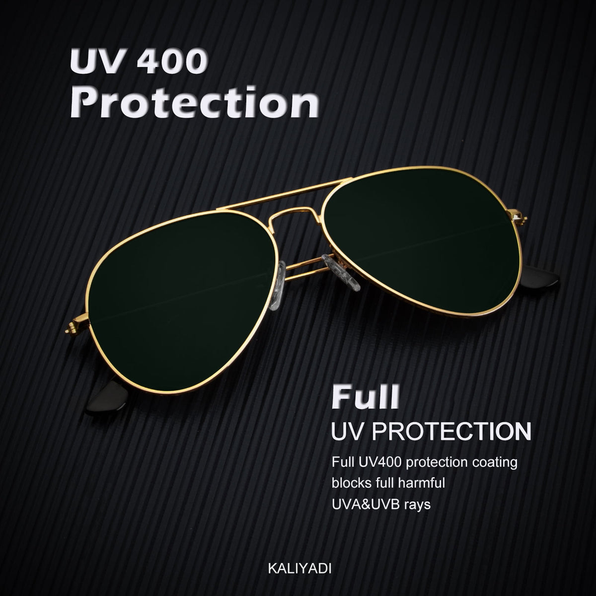 KALIYADI Sunglasses for Men Women Aviator Sun Glasses Polarized Lens UV400 Blocking-3 Pack WMS24-1L-2L-5L