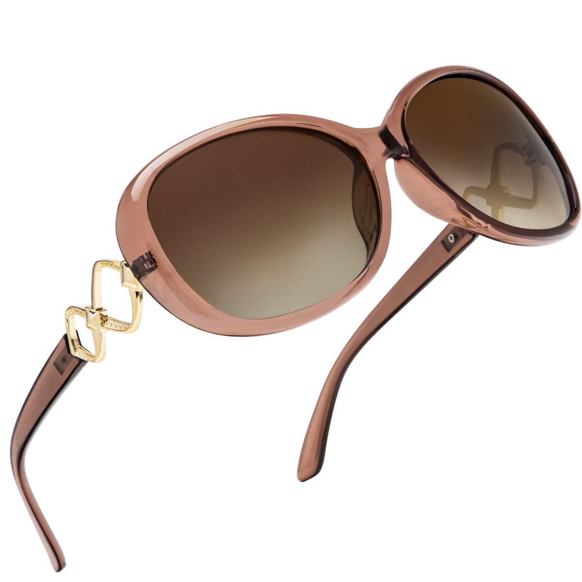 KALIYADI Women's Oversized Sunglasses Butterfly Vintage Polarized Sun Glasses with UV Protection for Women£¨2 Packs) WMKAS3703-1-2