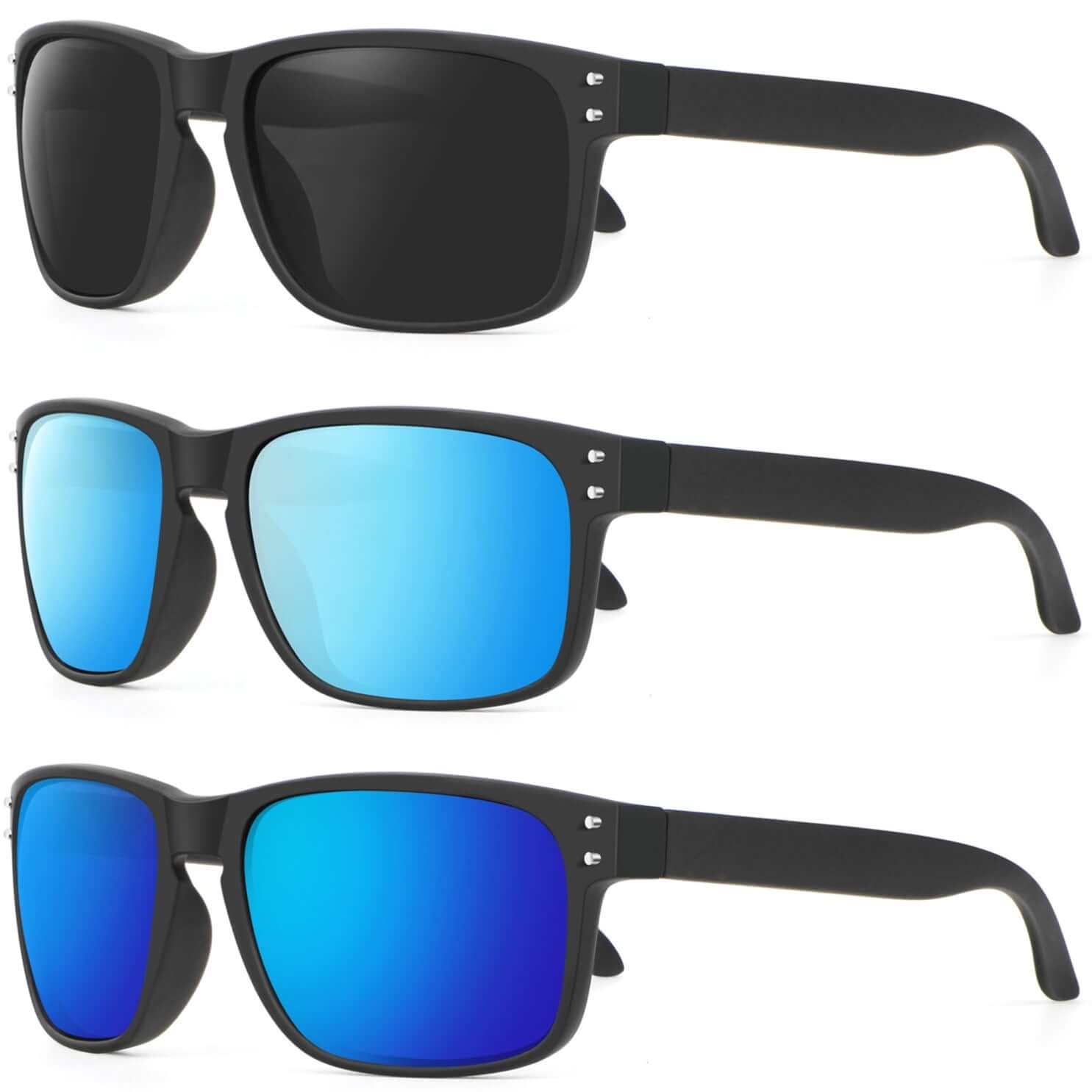 Rivets Square Sunglasses S66-2-6-7