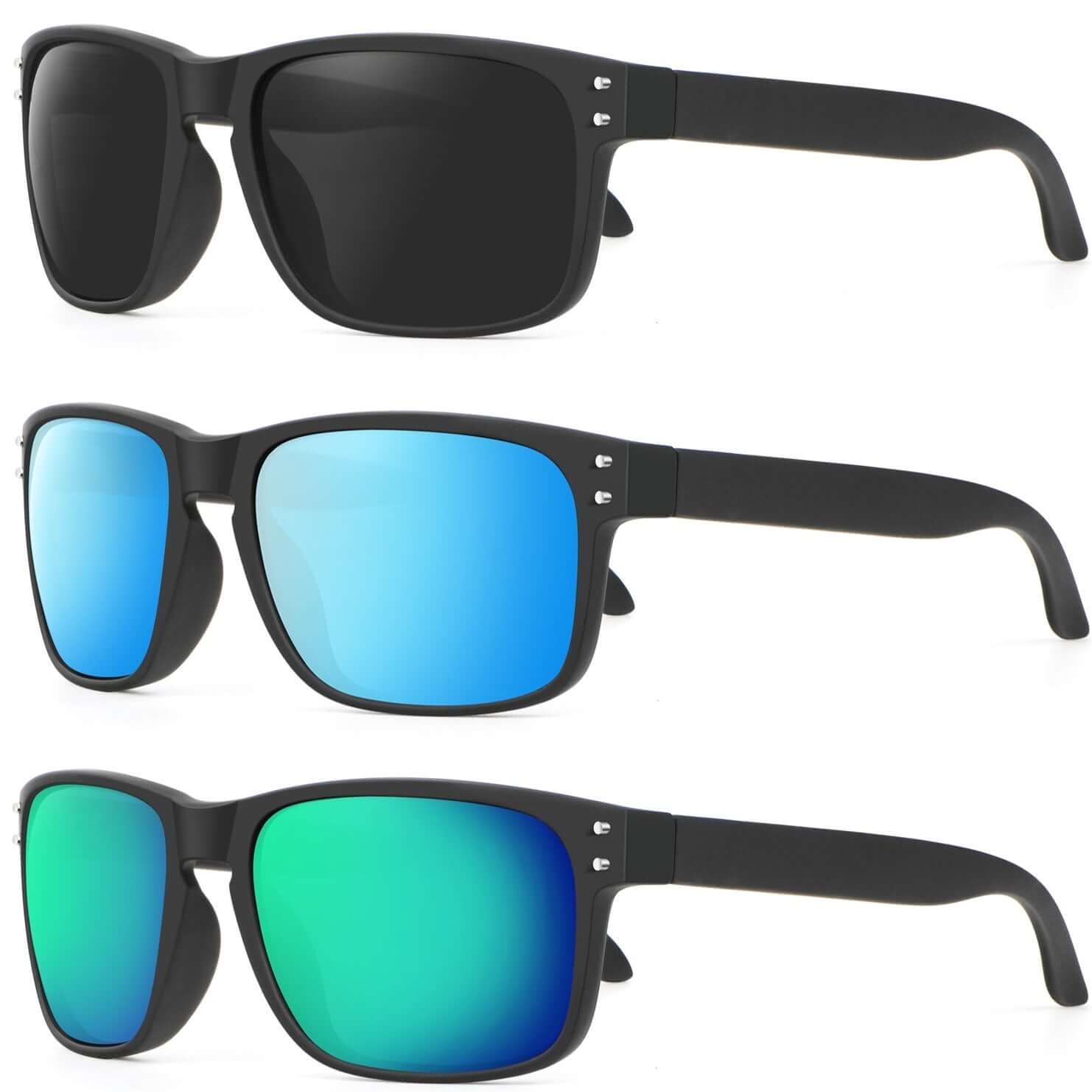 Rivets Square Sunglasses S66-2-6-8