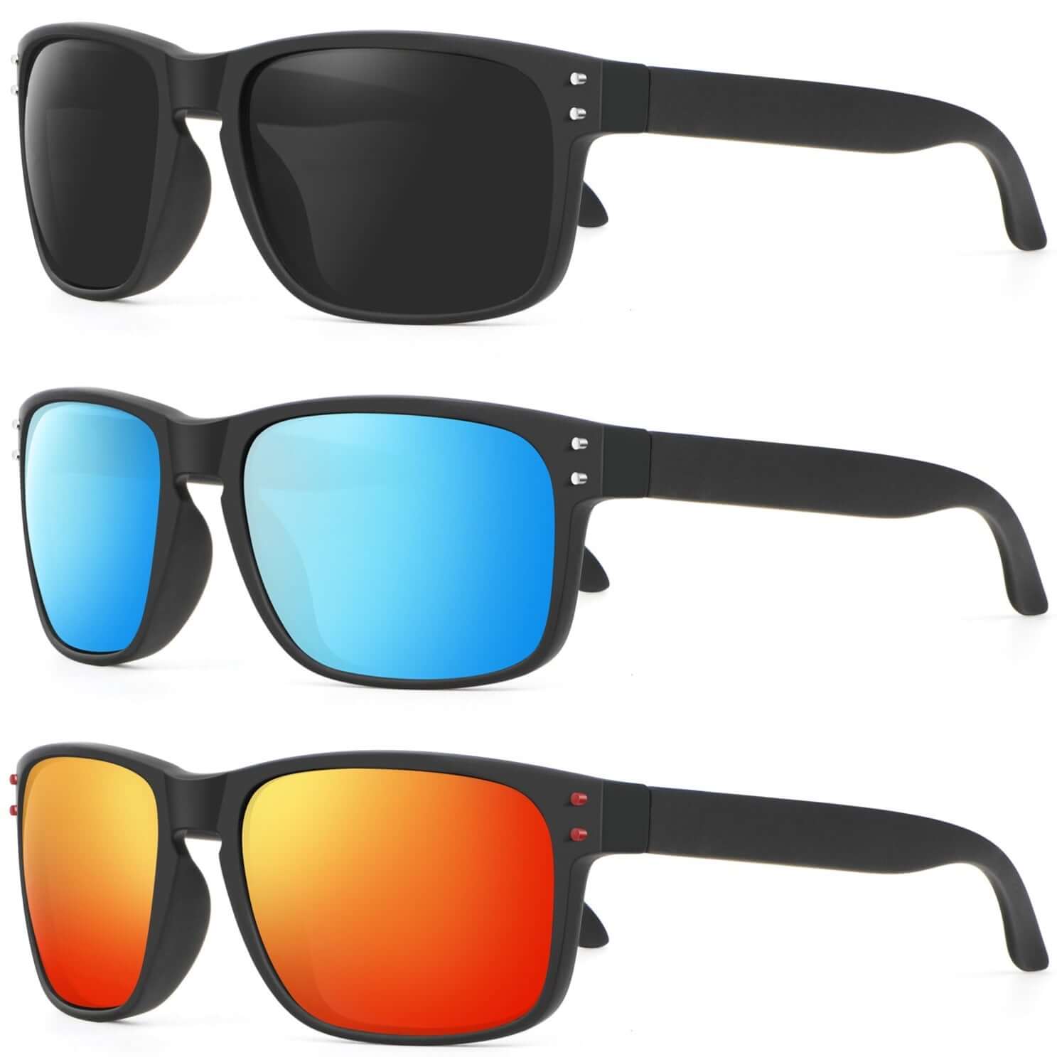 Rivets Square Sunglasses S66-2-6-9