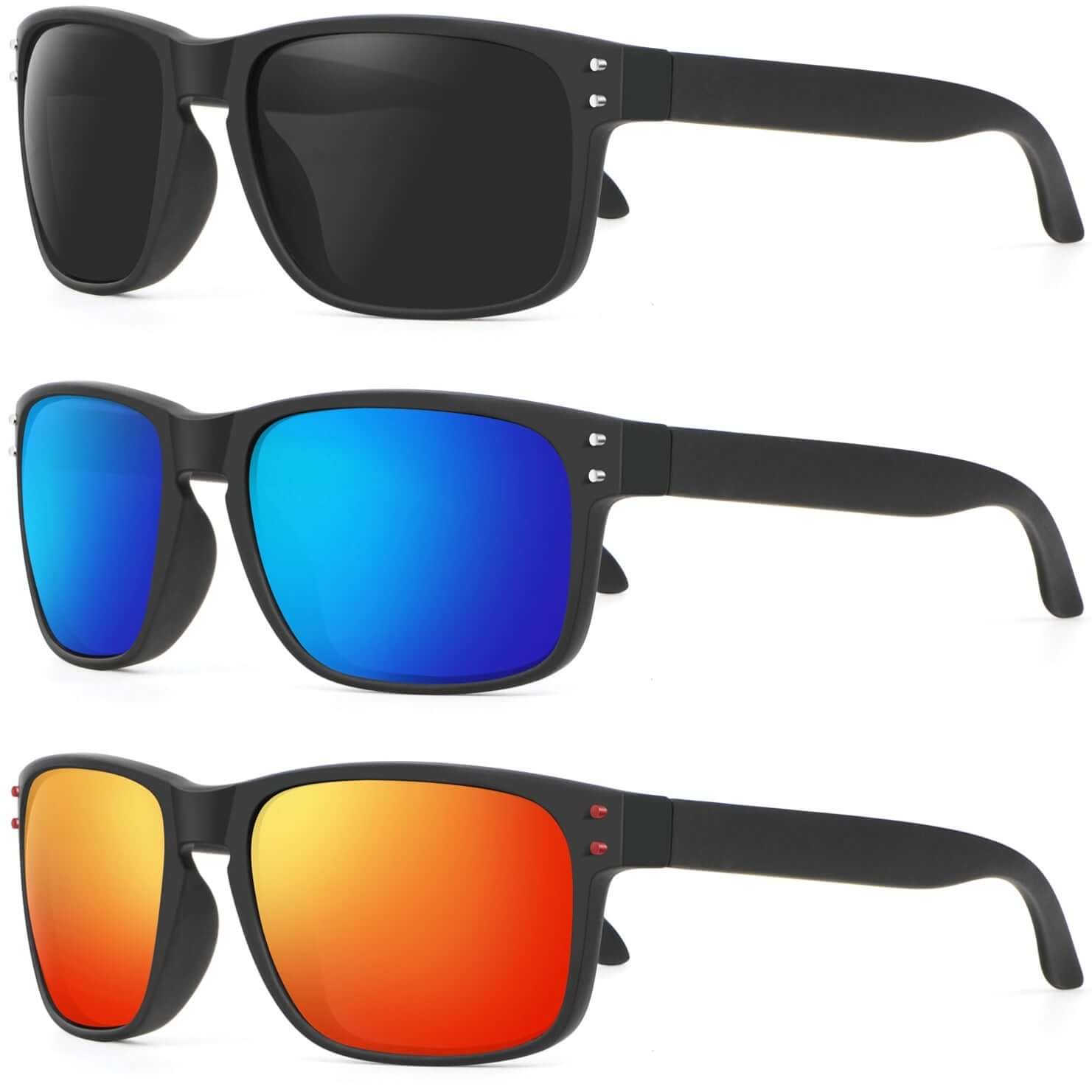 Rivets Square Sunglasses S66-2-7-9