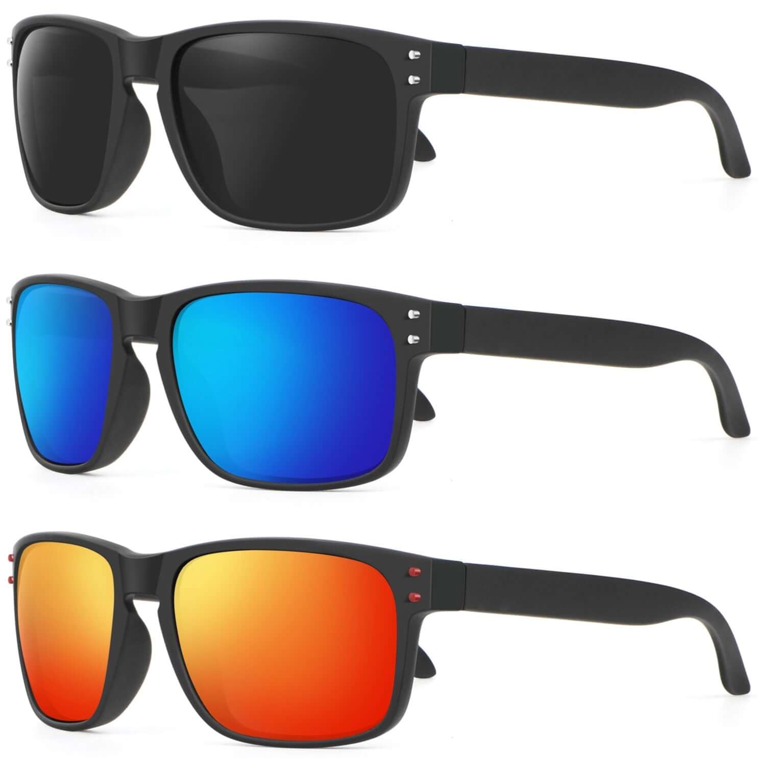 Rivets Square Sunglasses S66-2-7-9