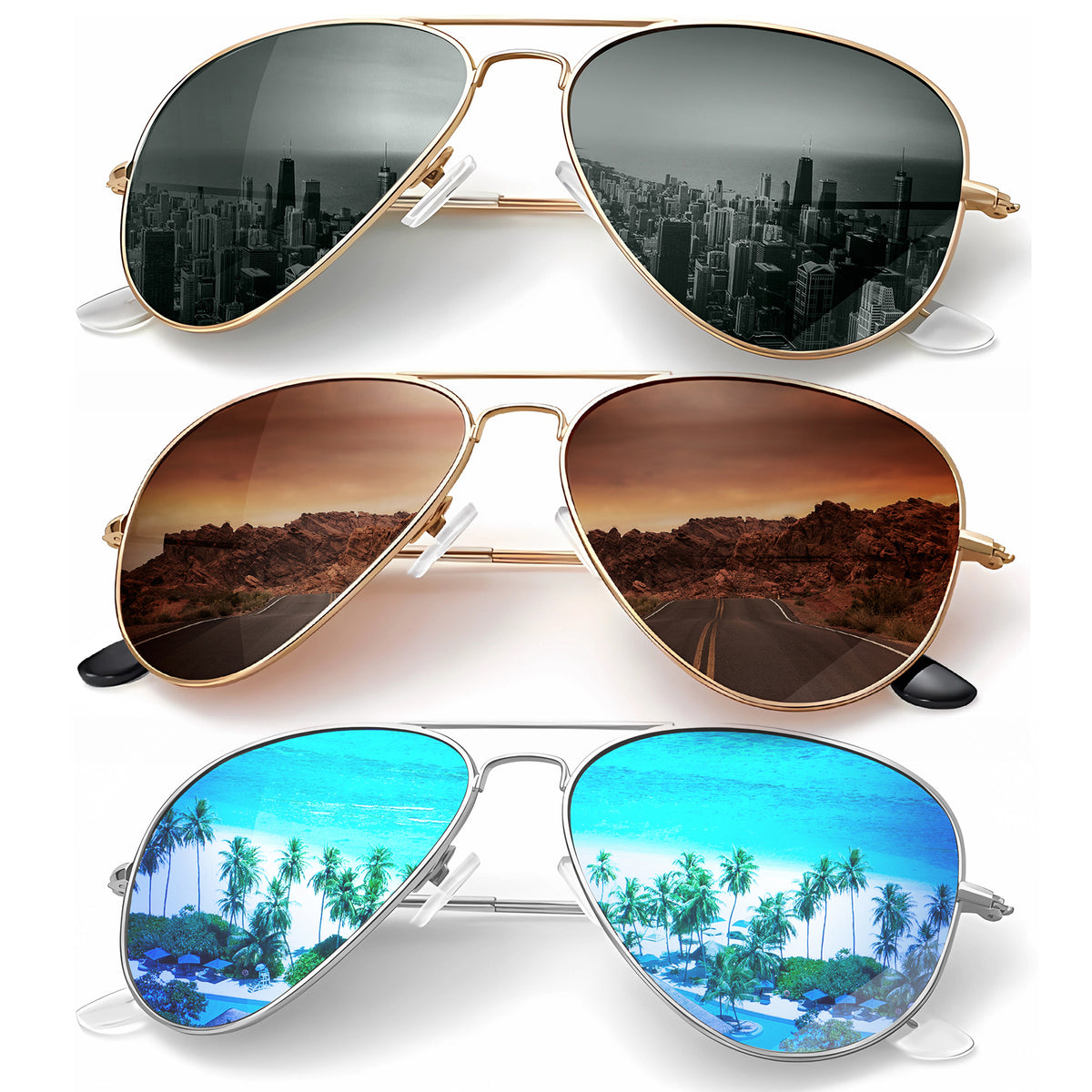 Classic Aviator Sunglasses S24-2-3-5