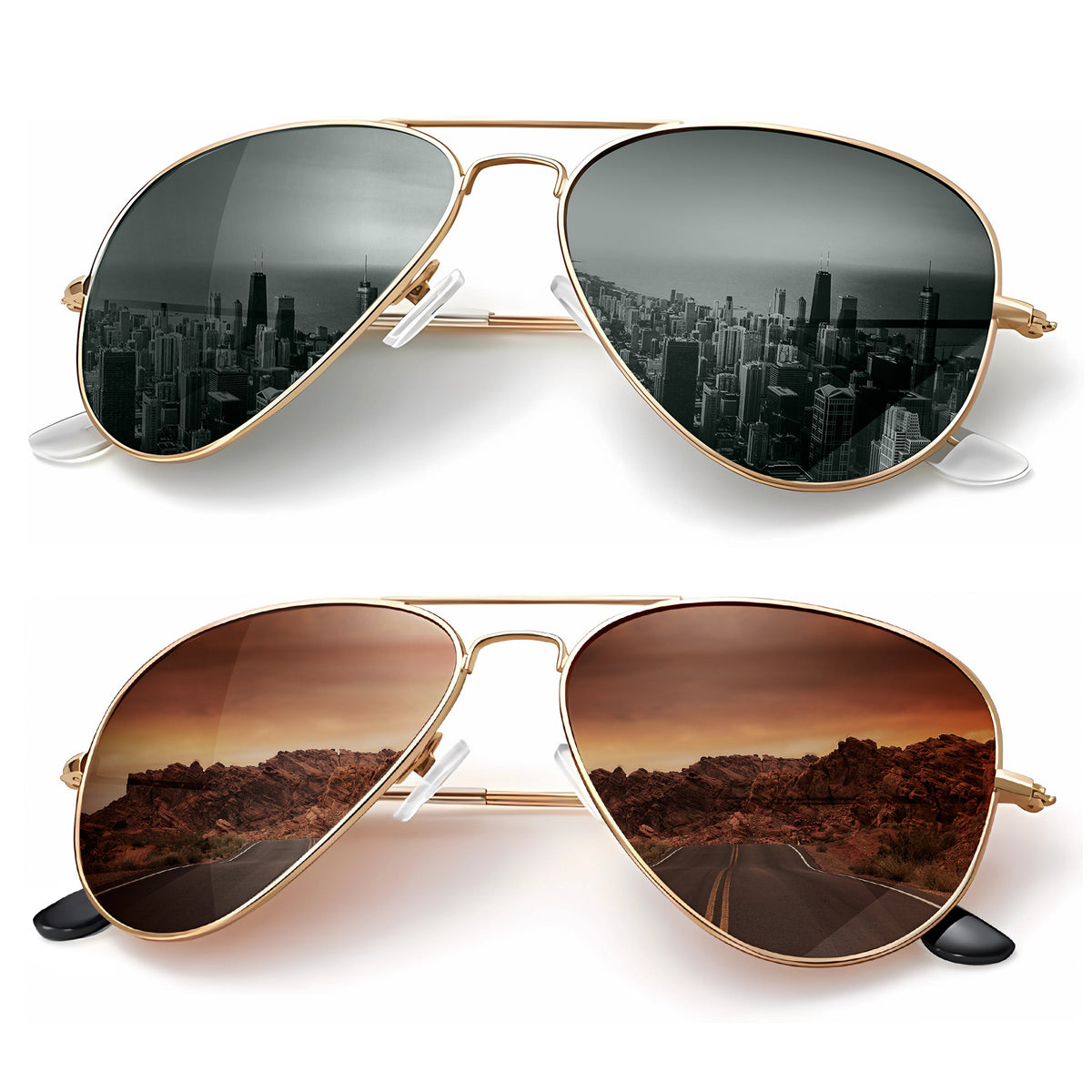 Classic Aviator Sunglasses S24-2-5