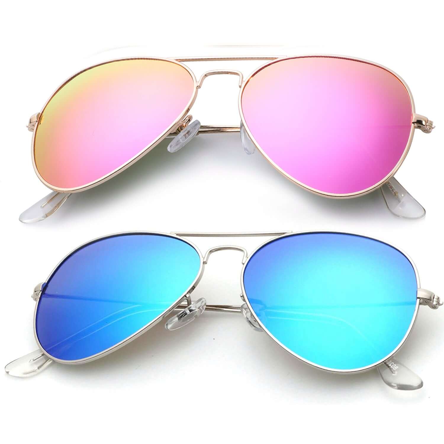 Two-pack of Classic Aviator Sunglasses S24-3-4