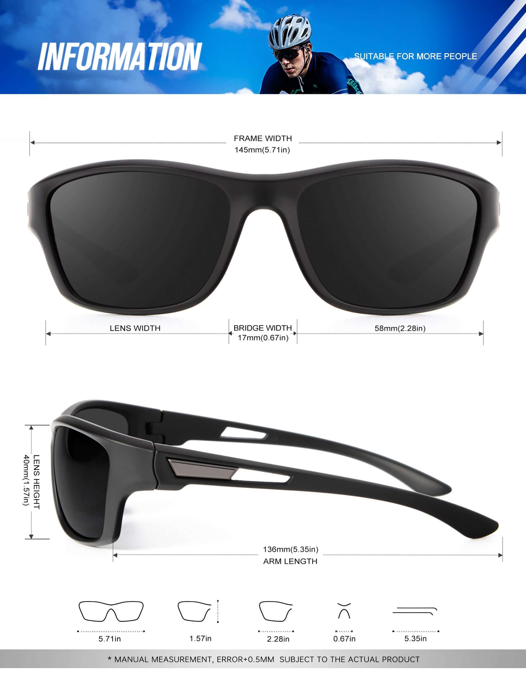 Sports Sunglasses S63-2-2-2